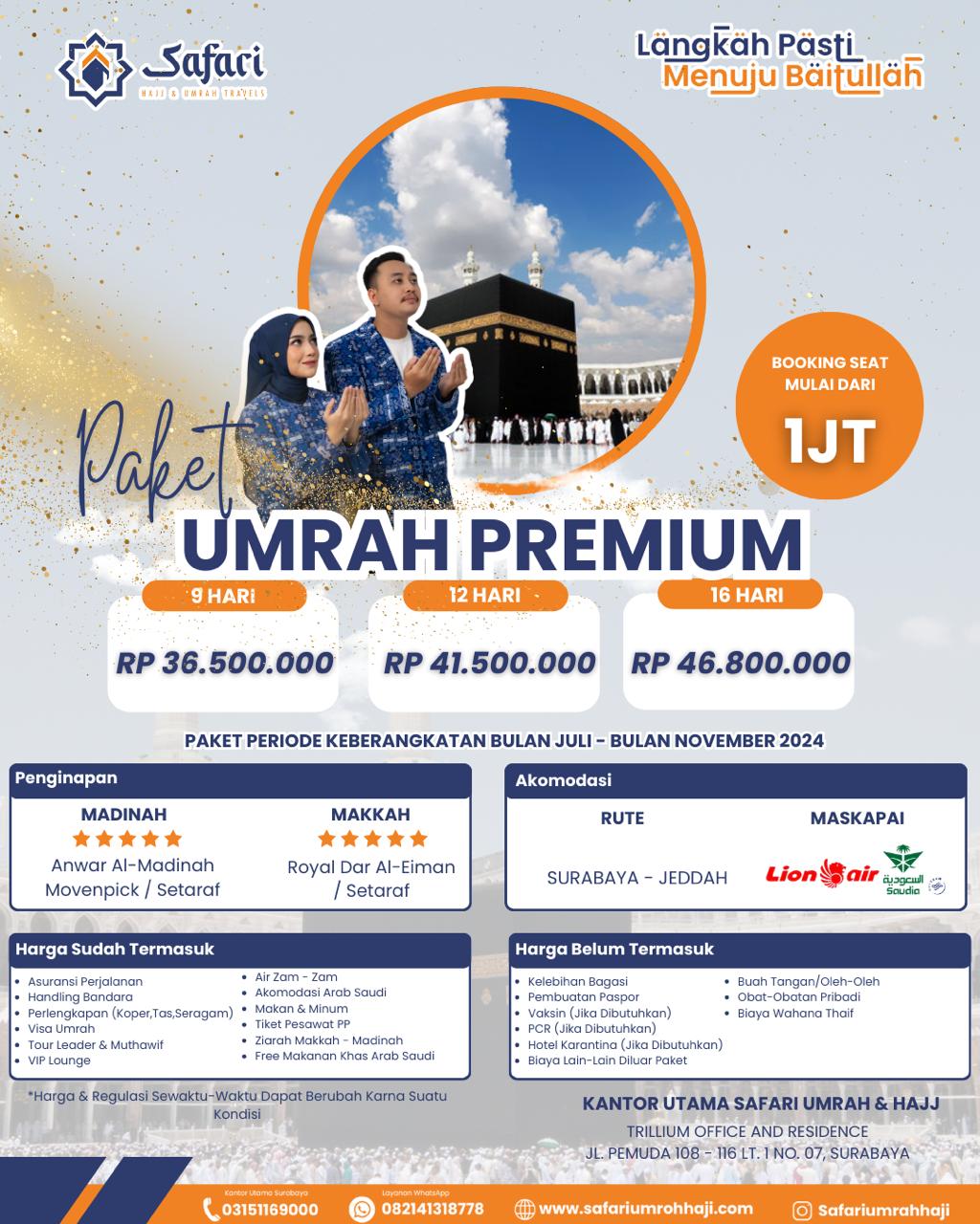 Umrah Paket Premium