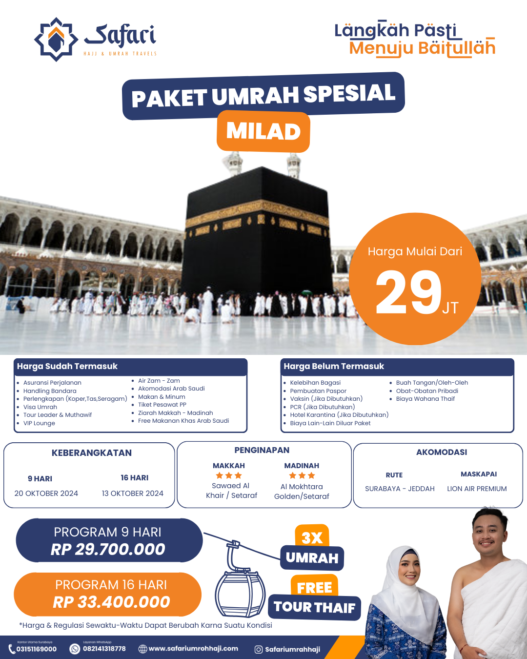 Paket Umrah Spesial Milad